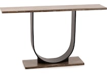 universal furniture equilibrium brown grey hall entry table eql  