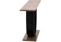 universal furniture equilibrium brown grey hall entry table eql  