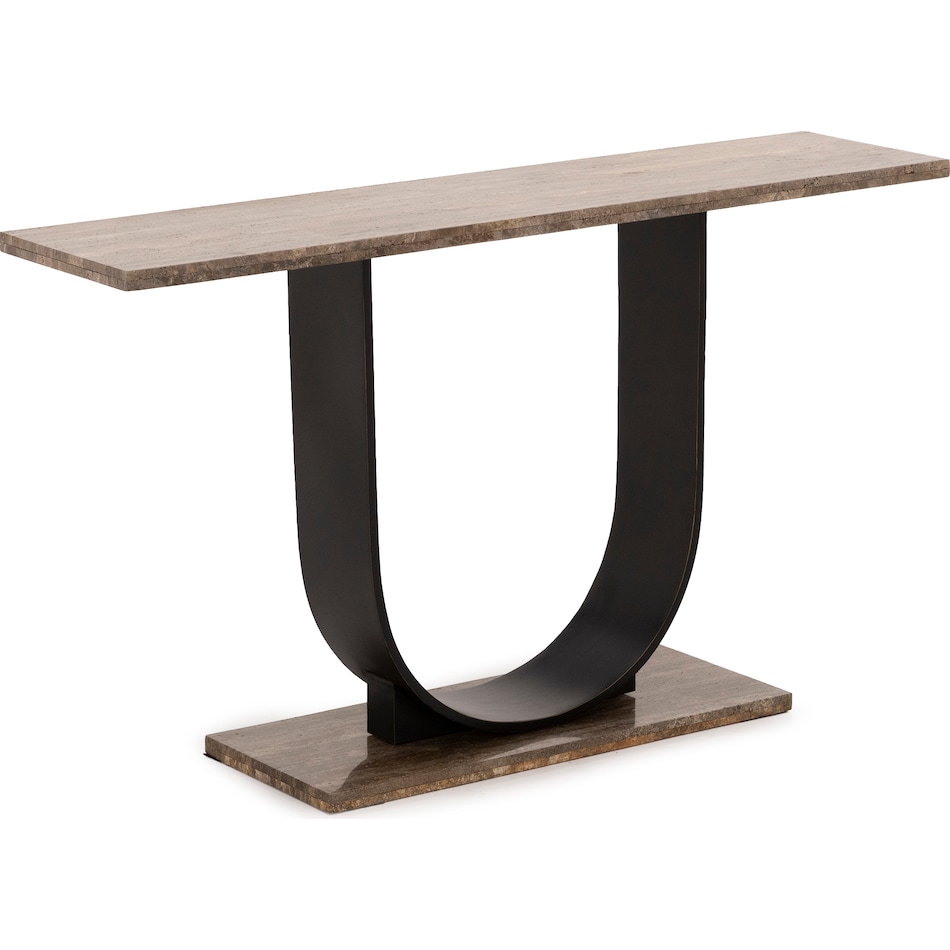 universal furniture equilibrium brown grey hall entry table eql  
