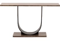 universal furniture equilibrium brown grey hall entry table eql  