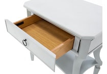 universal furniture grey single drawer   