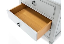universal furniture grey three drawer   