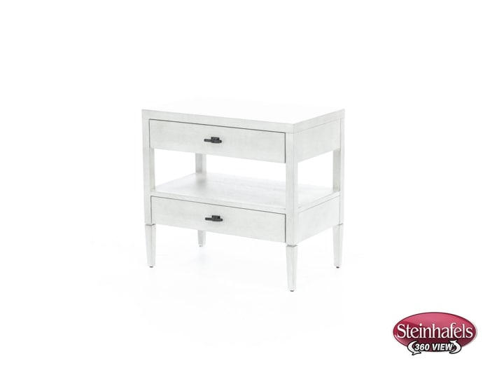 universal furniture grey two drawer  image   