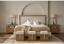 universal furniture skylark brown queen bed package uq  
