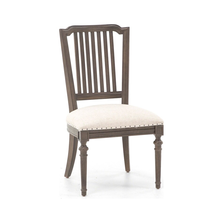 universal furniture standard height side chair   