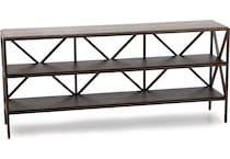 universal furniture travertine grey bookcase etergere brn  