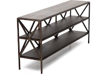 universal furniture travertine grey bookcase etergere brn  