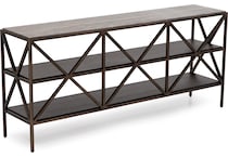 universal furniture travertine grey bookcase etergere brn  