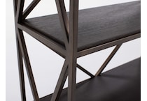 universal furniture travertine grey bookcase etergere brn  