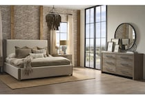 universal furniture warm brown   ashbury oatmeal queen bed package pk  