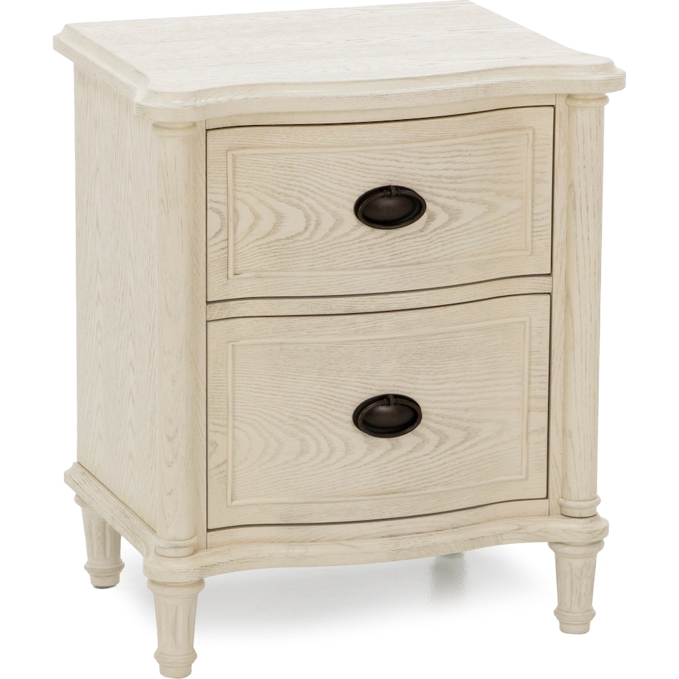 universal furniture white two drawer   