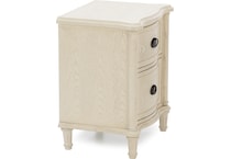 universal furniture white two drawer   