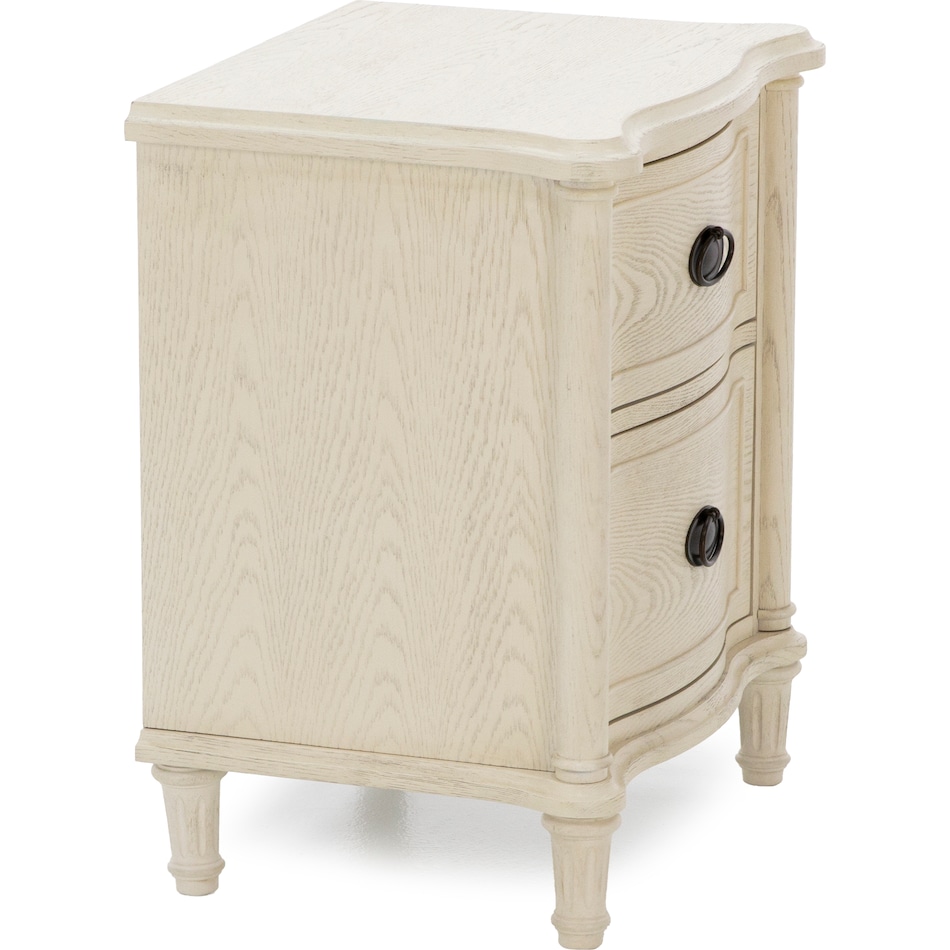 universal furniture white two drawer   