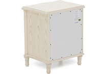 universal furniture white two drawer   