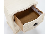 universal furniture white two drawer   