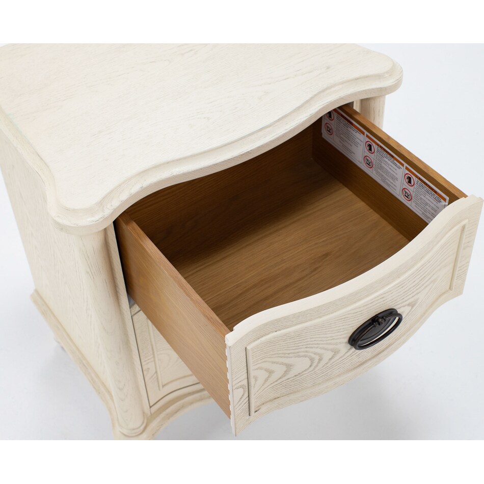 universal furniture white two drawer   