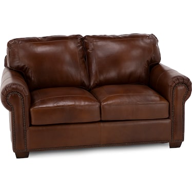Edmund Leather Loveseat