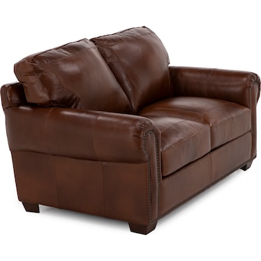 Edmund Leather Loveseat