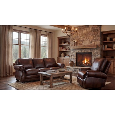 Alfred Leather Sofa
