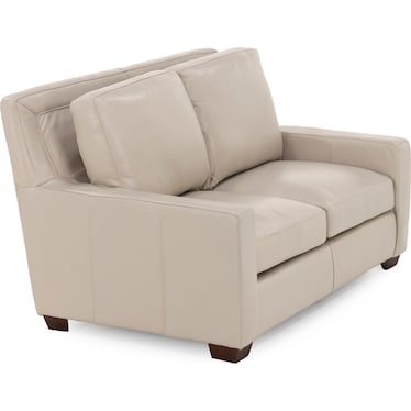 Rupert Leather Loveseat