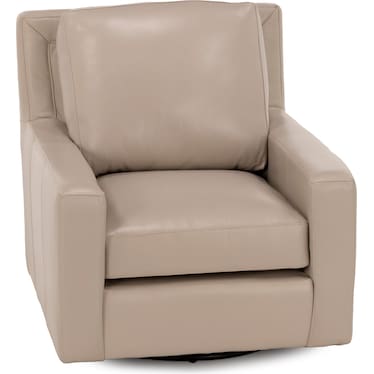 Rupert Leather Swivel Chair