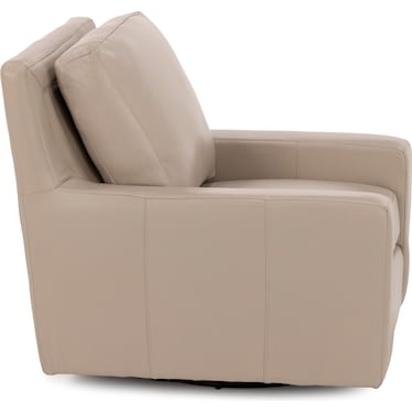 Rupert Leather Swivel Chair