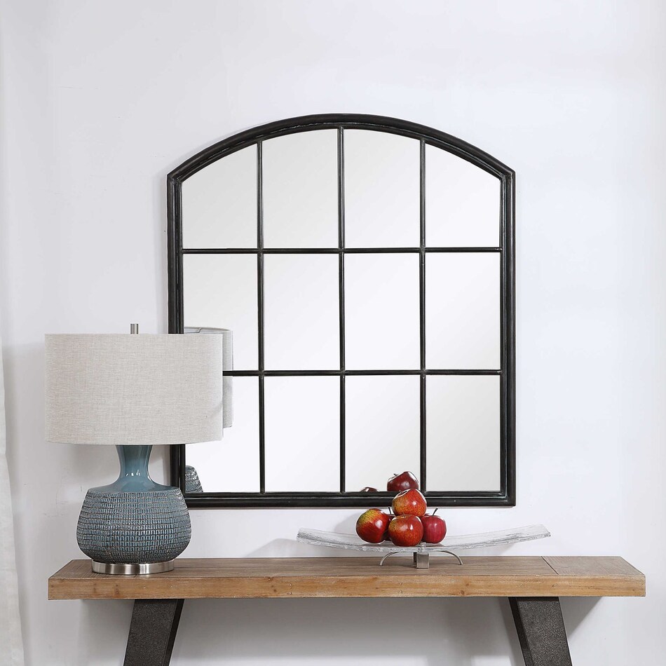 uter black wall mirror   