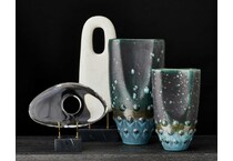 uter blue jar vase bowl plate set  