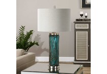 uter blue table lamp   