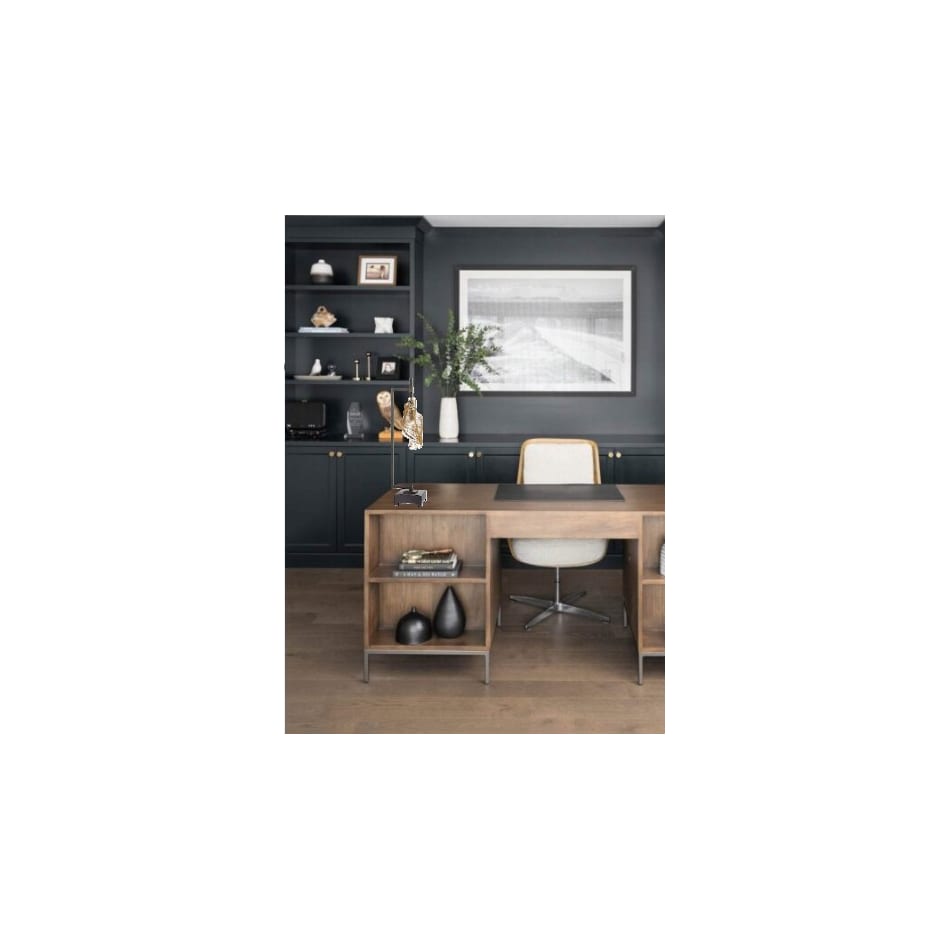 uter brown desk lamp   