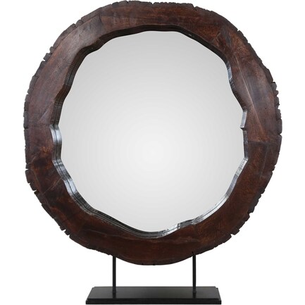 Reclaimed Wood Tabletop Mirror 36"W x 41"H