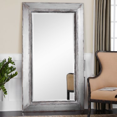 Aged Silver Mirror 44"W x 74"H
