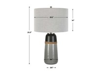 uter grey table lamp   