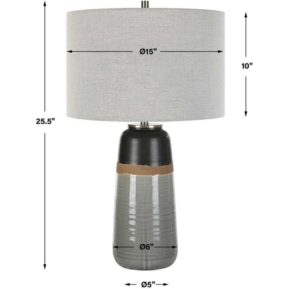 uter grey table lamp   