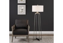 uter silver floor lamp pkg  