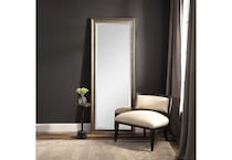 uter silver leaner mirror   