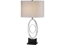 uter silver table lamp   