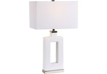 uter white table lamp   