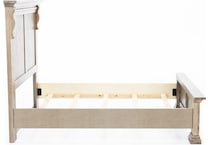 vaughan   bassett furniture co grey queen bed package pkg  