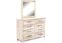 vaughan bassett beige mirror   
