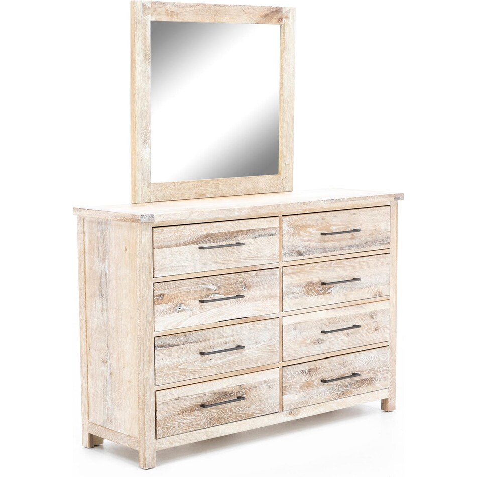 vaughan bassett beige mirror   