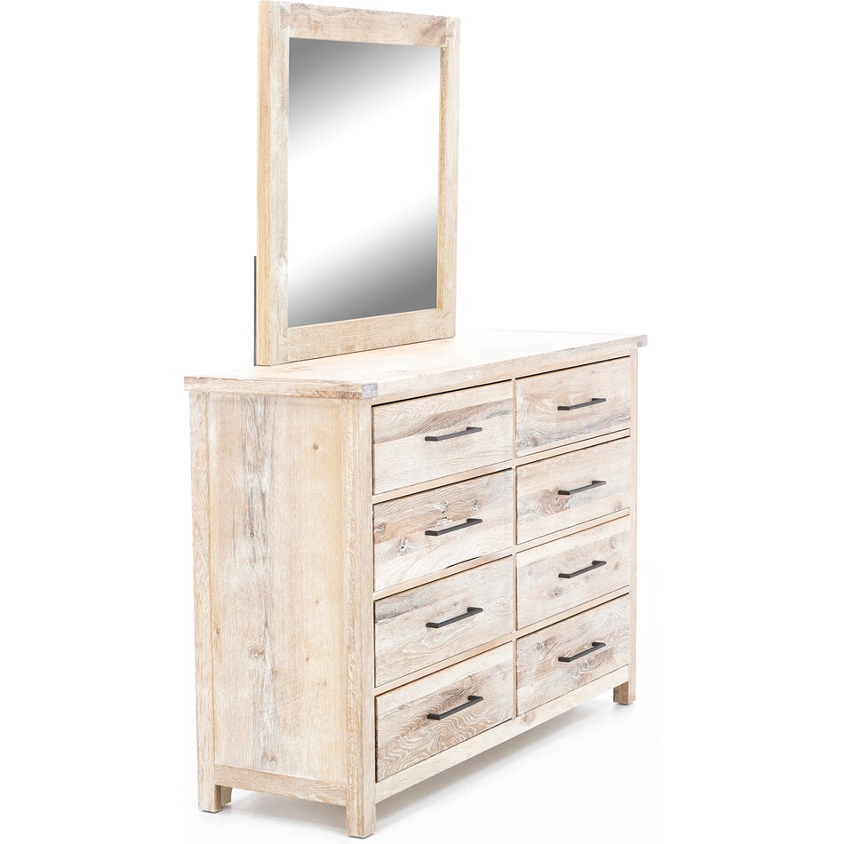 vaughan bassett beige mirror   