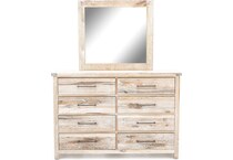 vaughan bassett beige mirror   