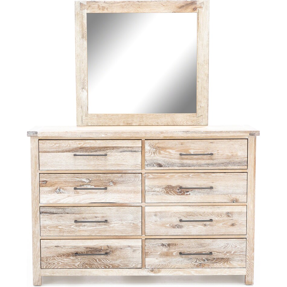 vaughan bassett beige mirror   