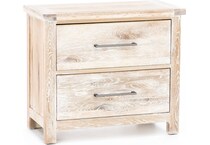 vaughan bassett beige two drawer   