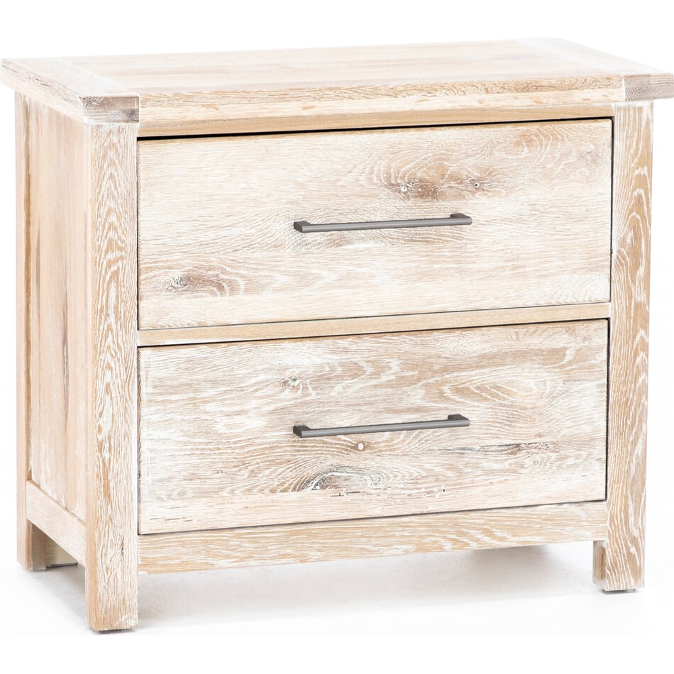 vaughan bassett beige two drawer   