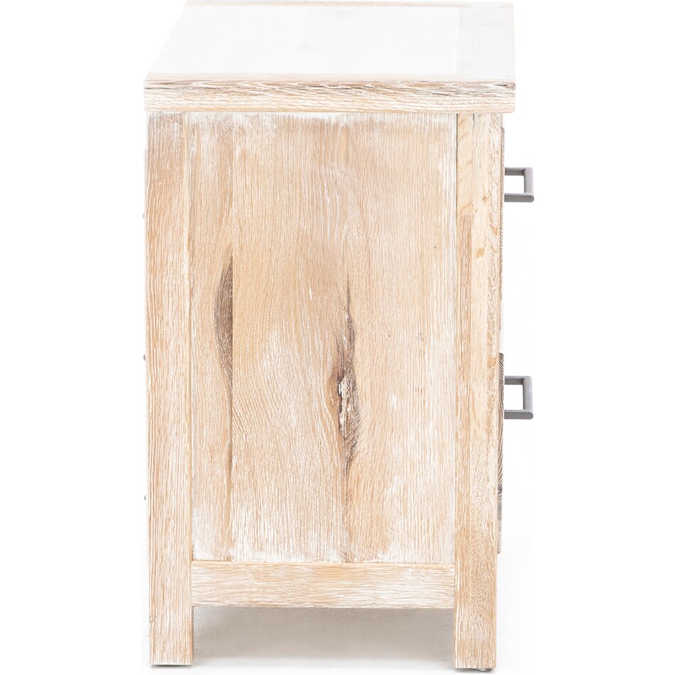 vaughan bassett beige two drawer   