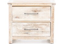vaughan bassett beige two drawer   