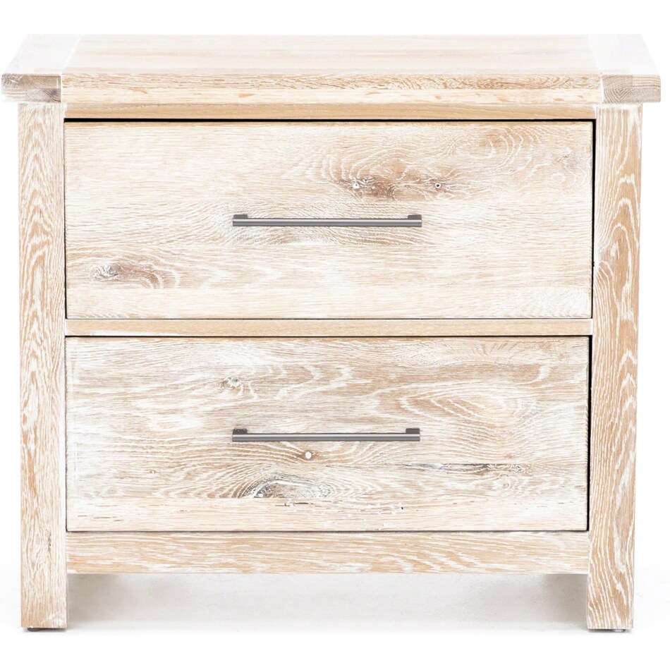 vaughan bassett beige two drawer   