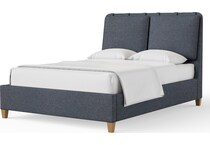 vaughan bassett blue queen bed package uqp  
